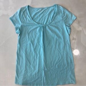 Motherhood Maternity Sky Blue Short Sleeve Tee